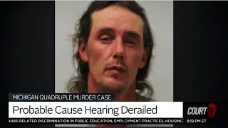 Quadruple murder suspect rants in court for 8-minutes during probable cause hearing