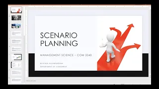 Scenario Planning Part 1