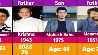 Father son  real age list  | 40 famous actor s in Indian