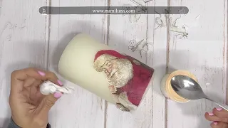 Cómo decorar velas con servilletas? Decoupage, tutorial