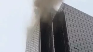 Башня Трампа в огне - The trump tower in flames