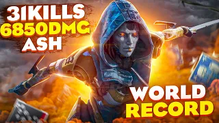 ЗР-134! 31 KILLS RECORD & 6850 DAMAGE ON ASH.EXE ! эш гайд апекс легенд apex legends реликвия