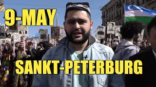 9-MAY UZBEKLAR SANKT-PETERBURGDA