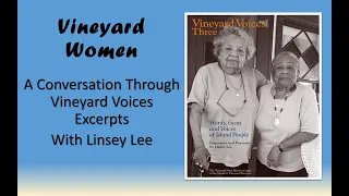 Vineyard Women  with Linsey Lee presented with the Chilmark and Vineyard Haven Libraries