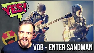 FIRST TIME REACTION TO │ VOB - Enter Sandman (Metallica Cover)