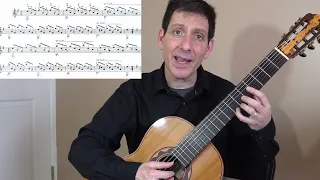 Guided Lesson: Estudio (Study) in e minor - Francisco Tárrega. Philip Hemmo, classical guitar