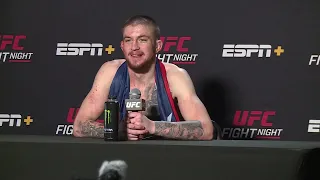Tom Nolan Says Fight Against Victor Martinez Was “Make Or Break” - UFC Vegas 92 Post-Fight