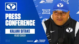 Kalani Sitake | BYU Football | Media Availability | Kansas | September 18, 2023