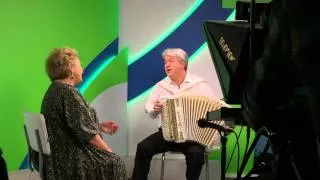 Валерий Сёмин и Надежда Крыгина. Съёмка на "АГРО-ТВ"
