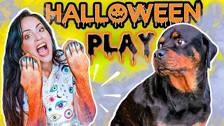 ASI REACCIONA MI PERRO a JUGUETES de HALLOWEEN 🎃 PLAY PLAY PLAY Sandra Cires Art 🔥