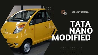 Tata nano best modification ll first time in car history ll let's get started ll dhruv Devesh