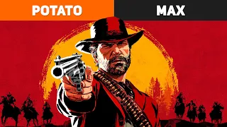 Red Dead Redemption 2 Potato vs. Max Graphics Comparison