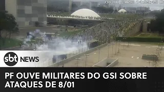 Militares do GSI prestam depoimento à PF sobre 8/01 | #SBTNewsnaTV (24/04/23)