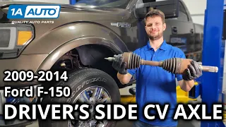 How to Replace Driver's Side CV Axle 2009-2014 Ford F-150