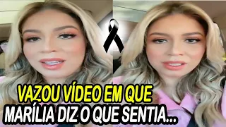 😭EM ÚLTIMO VÍDEO MARÍLIA REVELOU O QUE ESTAVA SENTINDO E LEVOU FÃS ÀS LÁGRIMAS “É Desesperador...”