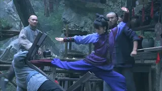 【Kung Fu Movie】Thugs harass a girl, who kills them easily with extraordinary martial arts skills.