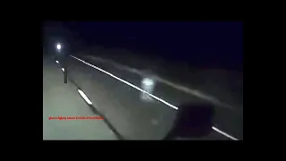 Trucker Captures Eerie Dashcam Footage of Highway 'Human Ghost' in Arizona 4 Days Ago!