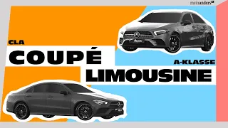 Der UNERBITTLICHE Kampf: Mercedes Limousine oder Coupé? A-Klasse oder CLA? I Deutsch I 4 k I 2019