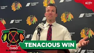 Luke Richardson speaks following TENACIOUS Blackhawks' win vs Senators | CHGO Blackhawks