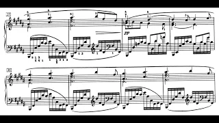 Prelude in B minor, Op. 11 No. 11 (A. Scriabin) Score Animation