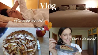 Rotina da manhã no outono 🍂+ tarte de maçã rústica (colaboração mãe e filho)