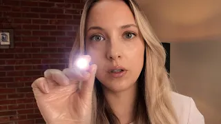 ASMR Unpredictable Cranial Nerve Exam Medical Roleplay - Face, Ears, Eyes