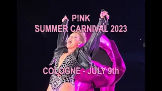 P!NK - Summer Carnival 2023 FULL SHOW (Front Row) - Cologne July 9th, when a lot went WRONG