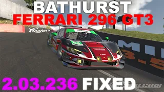 iRacing Ferrari 296 GT3 Bathurst (FIXED) | Track Guide + Hotlap