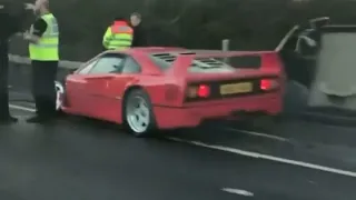 Ferrari f40 crash 😱