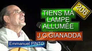 TIENS MA LAMPE ALLUMÉE - Jean-Claude GIANADDA - (Instrumental avec les paroles) - N°206