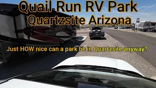 Quail Run RV Park Quartzsite Arizona (Fulltime RVing)