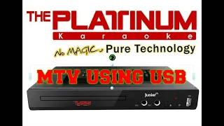 HOW TO ADD MTV OR CUSTOM UPDATED SONGS VIA USB IN PLATINUM KARAOKE KS/5/10/40/REYNA SE/3C/3