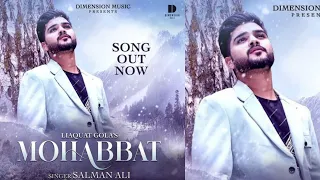 Mohabbat Out Now || Official Video Song || Salman Ali