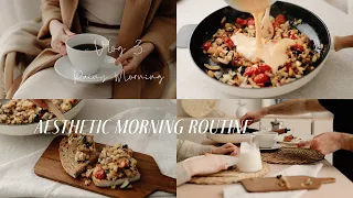 Aesthetic Morning Routine | Healthy Light Food Recipe | Rainy Morning | How to Live Slow Life