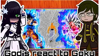 Gods | Record of Ragnarok | react to Goku || TikTok || Part 2