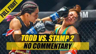 Stamp Fairtex vs. Janet Todd II | Full Fight WITHOUT Commentary