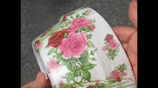 Top 5 Decoupage tips to avoid Wrinkles w  Napkins!