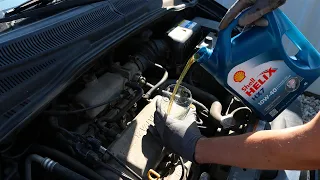 Hyundai Getz - Oil & Oil Filter Change