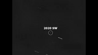 Asteroid 2020 SW Close Approach Time Lapse