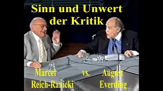 Sinn und Unwert der Kritik - Marcel Reich-Ranicki vs. August Everding 1990