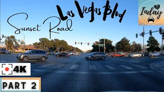 Las Vegas Boulevard - Sunset Road | Passed Bermuda Rd Pecos Rd | Henderson Nevada Driving Tour [4K]