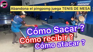 TENIS DE MESA | SAQUE, RECEPCIÓN Y ATAQUE | #tenisdemesa #pingpong #tutorial