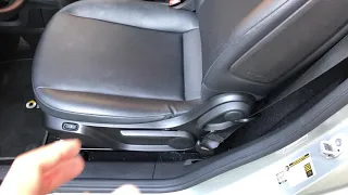 Seat adjusting instructions - Smart ForTwo