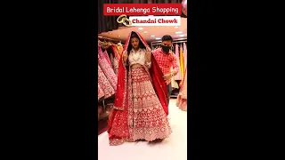 Rate This Red Bridal Lehenga Out Of 10 | Chandni Chowk Bollywood Replica Lehenga Wedding Shopping