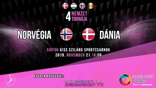 4 Nemzet Torna Siófok: Norvégia - Dánia Női Junior válogatott kézilabda mérkőzés