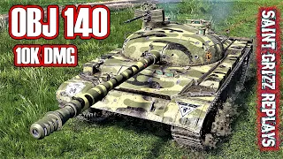 WoT Object 140 Gameplay ♦ 10k Dmg 8 Frags Medium Tank Review