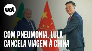 Lula cancela viagem à China após reavaliação médica; presidente está com pneumonia