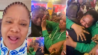 ‘He Can’t Be My Husband’ Lady Blāst A Man For Crying Publicly After Meeting Toyin Abraham, Say He..