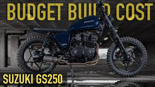 BUDGET Suzuki GS250 Build - Price Breakdown - FULL COST