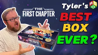 Is This Tyler's Best Box Opening EVER?!? | The First Chapter Lorcana Box Opening